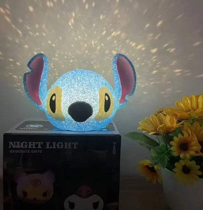 Stitch 3D Projection Night Light – Lilo & Stitch Creative Desk Lamp