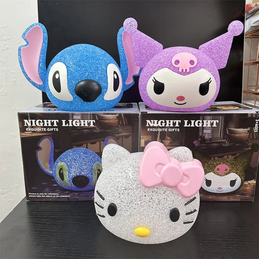 Stitch 3D Projection Night Light – Lilo & Stitch Creative Desk Lamp